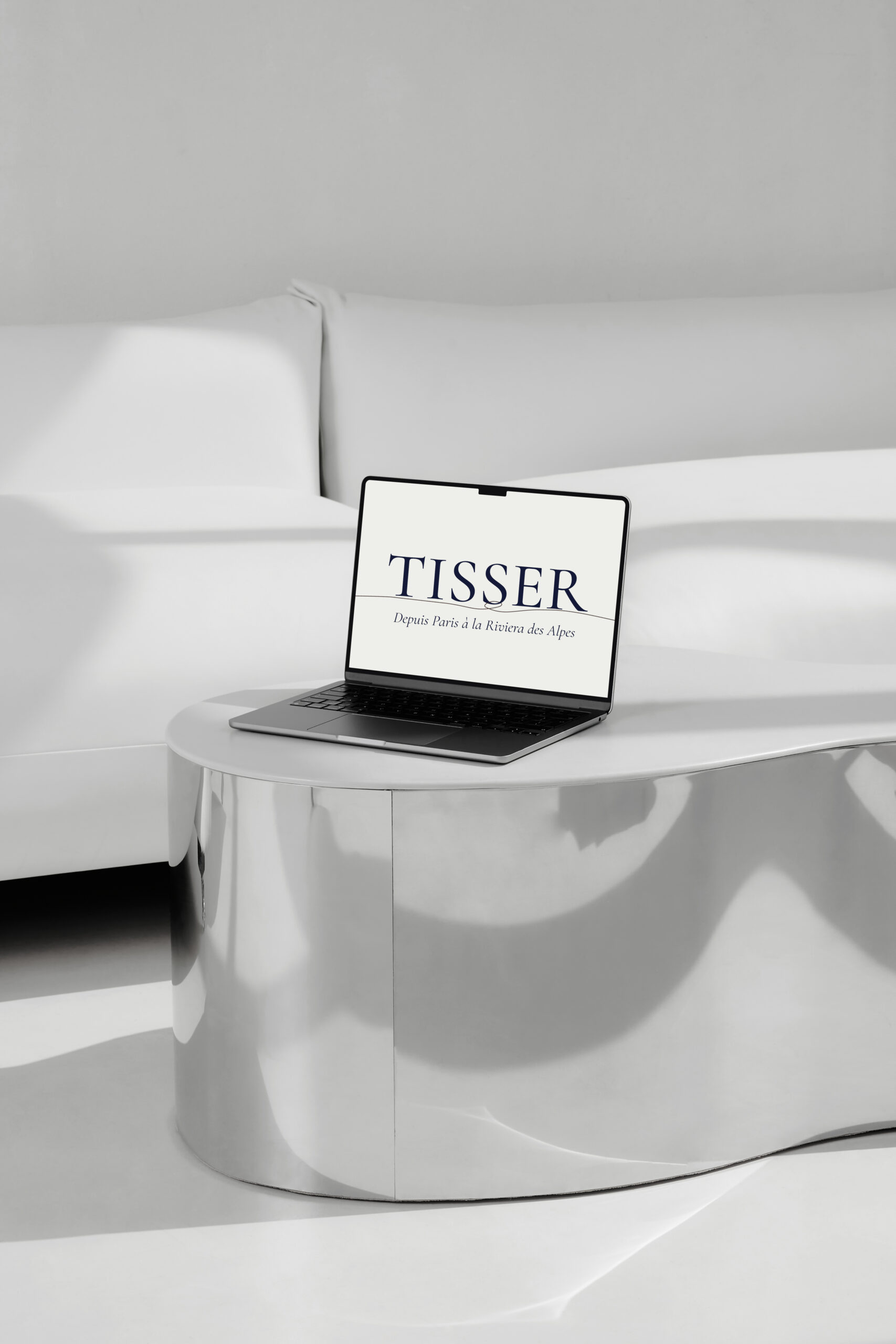 mockup Tisser website